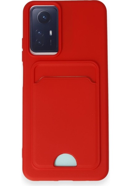 Redmi Note 12S Kılıf Kart Hazneli Esnek Kelvin Silikon Kapak