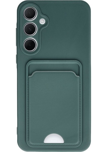 Samsung Galaxy A35 5g Kılıf Kart Hazneli Esnek Kelvin Silikon Kapak