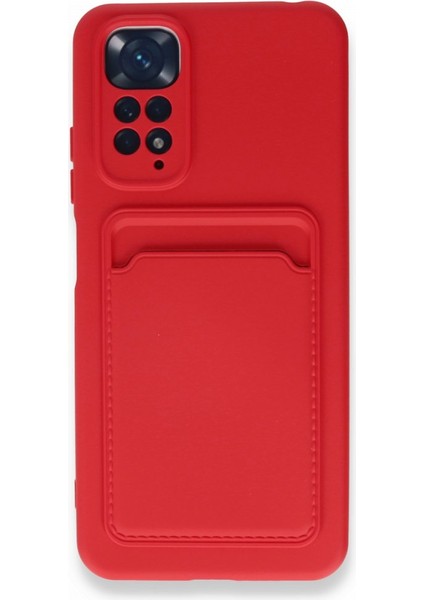 Redmi Note 11 Kılıf Kart Hazneli Esnek Kelvin Silikon Kapak