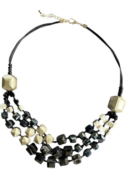 Çoklu Cam Boncuk Kolye