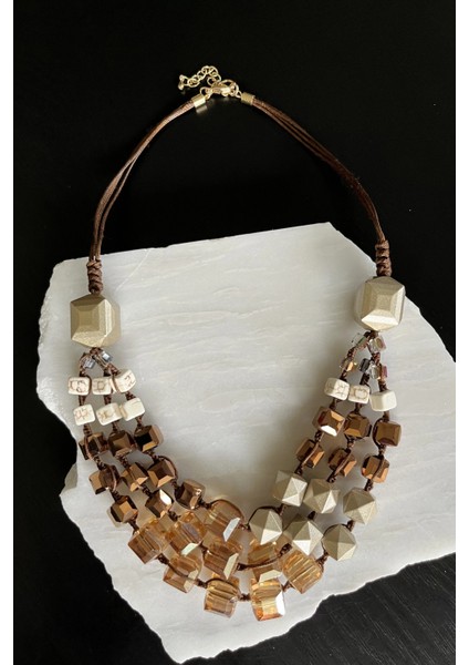 Çoklu Cam Boncuk Kolye fiyatları