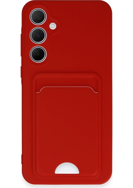 Samsung Galaxy A35 5g Kılıf Kart Hazneli Esnek Kelvin Silikon Kapak