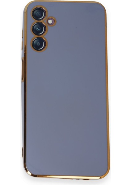 Samsung Galaxy M14 5g Kılıf Parlak Yapılı Esnek Volet Silikon Kapak