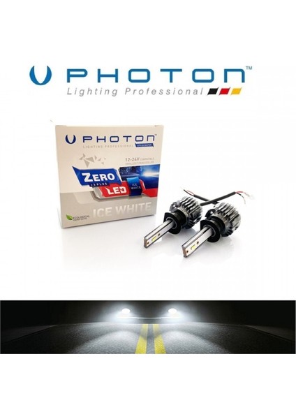 Photon H1 Zero +3 Plus Fansız (12V-24V) Beyaz LED Xenon Uyumlu