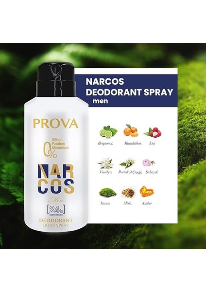 Narcos Erkek Deodorant 150ML fiyatları