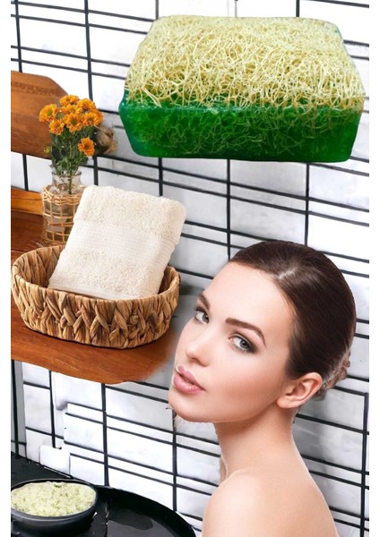 2li Set %100 Doğal Kabak Lifli Çay Ağacı Sabun El Yüz Kurulama Havlu fiyatları