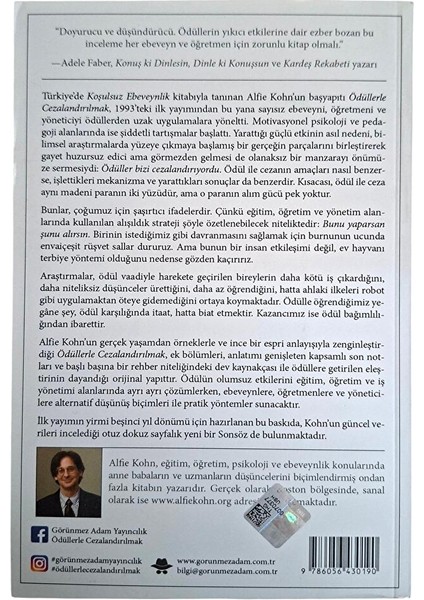 Ödüllerle Cezalandırılmak modelleri