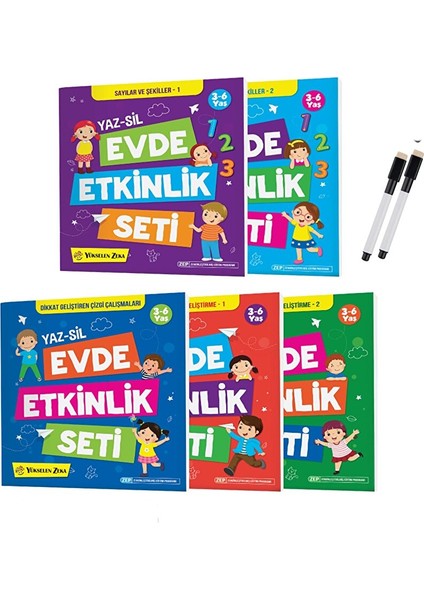 Evde Etkinlik Yaz Sil Serisi