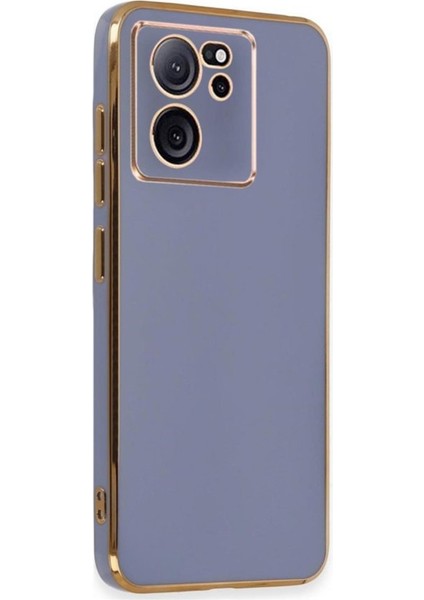 Xiaomi Mi 13T Kılıf Parlak Yapılı Esnek Volet Silikon Kapak