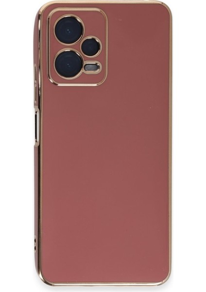 Redmi Note 12 Pro 5g Kılıf Parlak Yapılı Esnek Volet Silikon Kapak