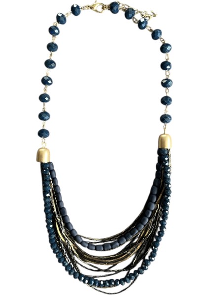 Çoklu Cam Boncuk Kolye