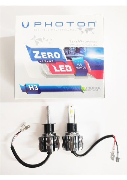 Photon Zero H3 +3 Plus Fansız LED Xenon Buz Beyaz 12V-24V