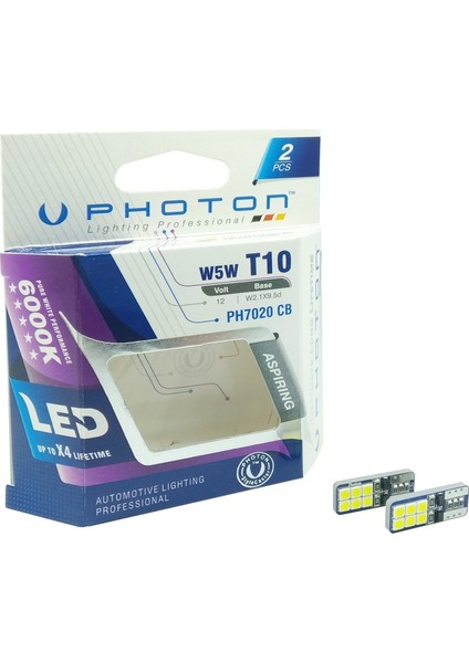 Photon T10 W5W PH7020 Plaka Tavan LED Ampül