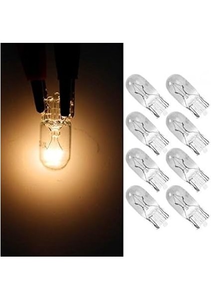 Car Accesories 5W T10 Dipsiz Park, Plaka, Tavan Ampulü Set - 10 Adet indirimleri