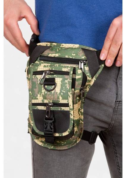 Motorcu Çok Cepli Bacak Çantası LD338