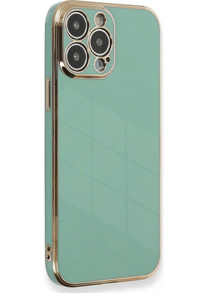 iPhone 15 Pro Kılıf Şık ve Parlak Silikon Kapak Ryc/volet