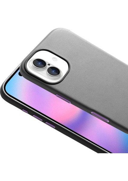 iPhone 17 Pro Max Kılıf Magsafe Şarj Özellikli Pu Deri Görünümlü Kupra Premium Kapak indirimleri