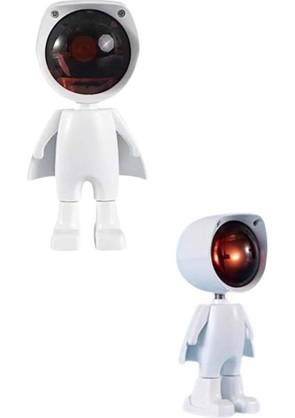 Zeroshop Astronot Işık Projektörü Gökkuşağı Projeksiyon Gece Lambası Hediyelik indirimleri
