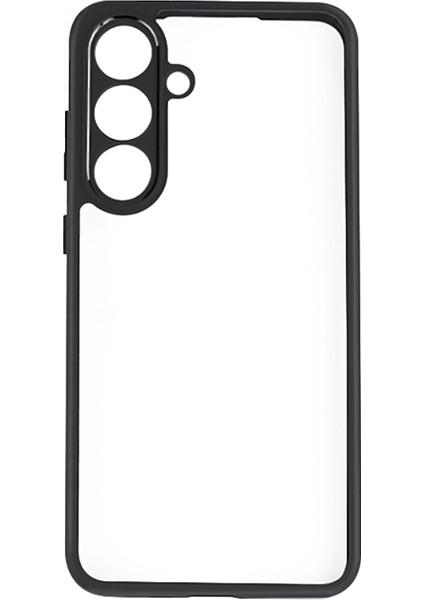 Samsung Galaxy S25 Fe Kılıf Arkası Şeffaf Kenarları Renkli Rascoln Premium Tpu Silikon Kapak