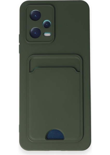 Poco X5 5g Kılıf Kart Hazneli Esnek Kelvin Silikon Kapak