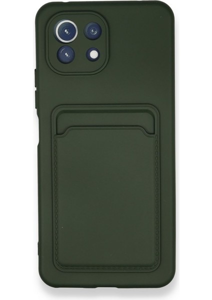 Xiaomi Mi 11 Kılıf Kart Hazneli Silikon Kapak Ryc/kelvin