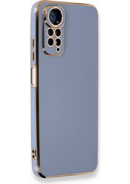 Redmi Note 11S Kılıf Parlak Yapılı Esnek Volet Silikon Kapak