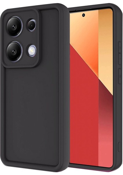 Redmi Note 13 Pro 4g Kılıf Kenarları Yükseltili ve Yumuşak Dokulu Silikon Kapak Ryc/viera