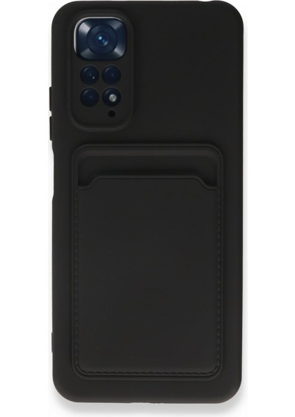Redmi Note 11S Kılıf Kart Hazneli Esnek Kelvin Silikon Kapak