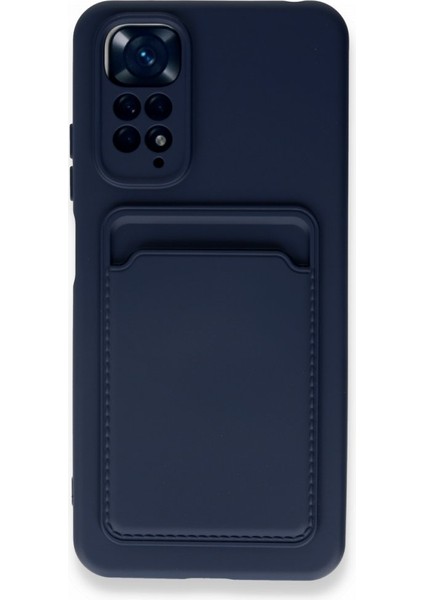 Redmi Note 11S Kılıf Kart Hazneli Esnek Kelvin Silikon Kapak