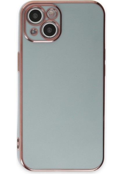 iPhone 15 Kılıf Şık ve Parlak Silikon Kapak Ryc/volet