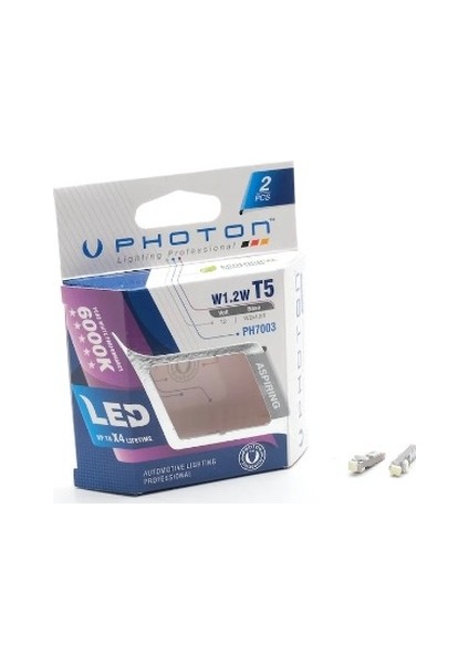 Photon T5 1.2W Canbus Gösterge LED Ampulü 2 Adet PH7003