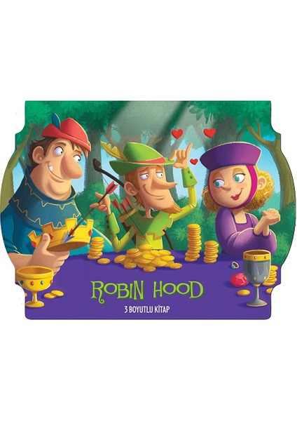 Robin Hood - 3 Boyutlu Kitap
