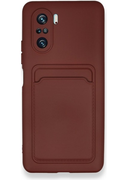 Poco F3 Kılıf Kart Hazneli Silikon Kapak Ryc/kelvin