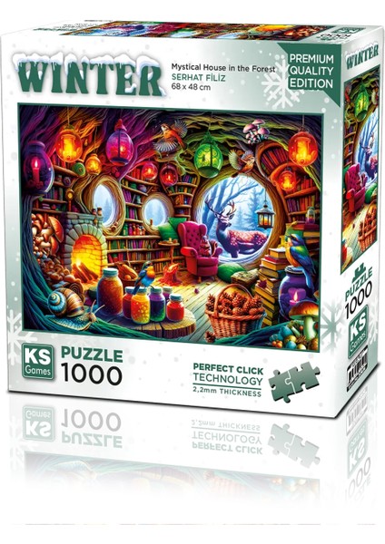 Mystical House In The Forest 1000 Parça Puzzle