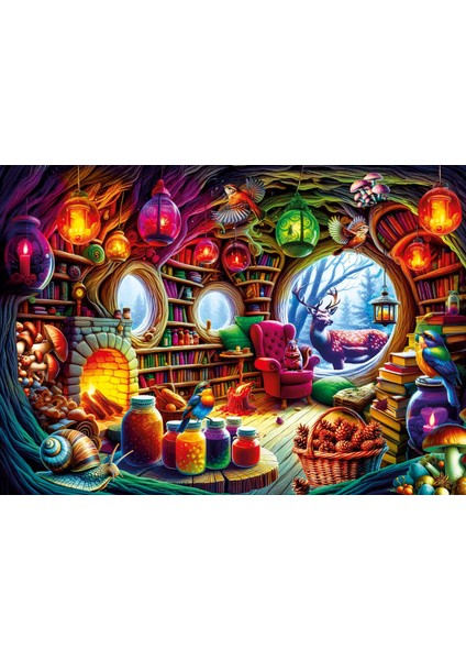 Mystical House In The Forest 1000 Parça Puzzle fiyatları