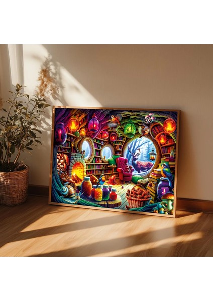 Mystical House In The Forest 1000 Parça Puzzle modelleri