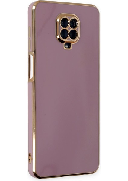 Redmi Note 9 Pro Kılıf Parlak Yapılı Esnek Volet Silikon Kapak