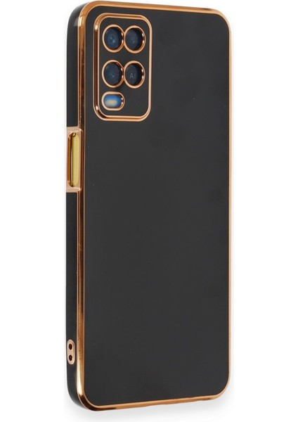 Oppo A54 4g Kılıf Şık ve Parlak Silikon Kapak Ryc/volet