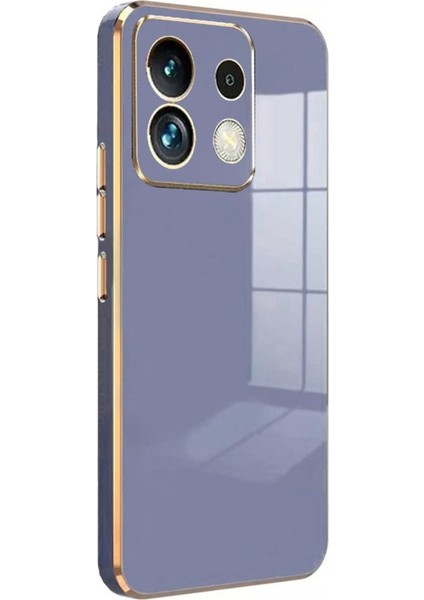 Pocom6 Pro 4g Kılıf Şık ve Parlak Silikon Kapak Ryc/volet