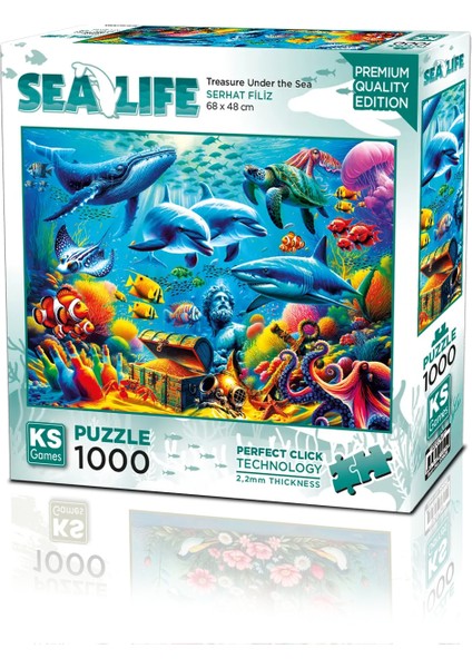 Treasure Under The Sea 1000 Parça Puzzle