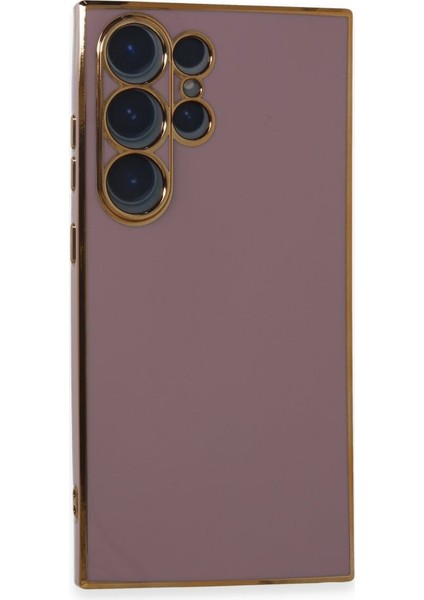 Samsung Galaxy S24 Ultra Kılıf Şık ve Parlak Silikon Kapak Ryc/volet