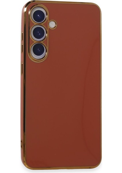 Samsung Galaxy S24 Kılıf Şık ve Parlak Silikon Kapak Ryc/volet