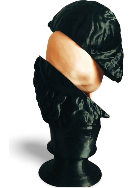 Yarım Büst Kafatası Heykel - Modern Sanatsal Dekor Obje fırsatları