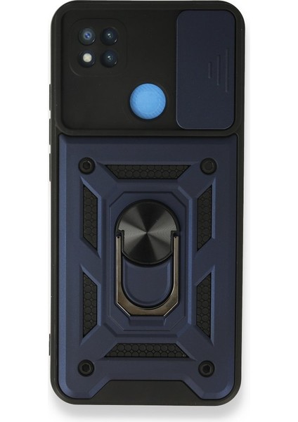 Redmi 9c Kılıf Kamera Koruma Sürgülü Şık Pars Tank Sert Silikon Kapak