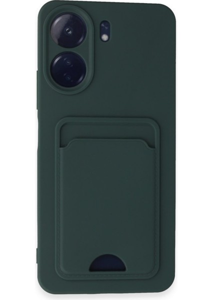 Redmi 13C Kılıf Kart Hazneli Silikon Kapak Ryc/kelvin