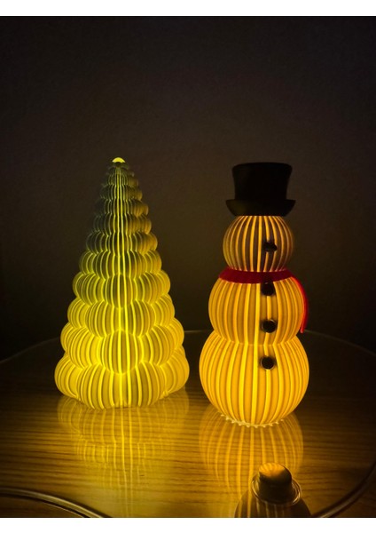 Yılbaşı Ağacı ve Kardan Adam Dekor