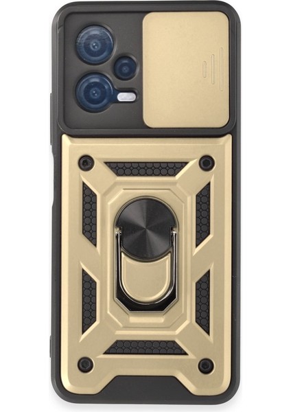 Redmi Note 12 5g Kılıf Kamera Koruma Sürgülü Şık Pars Tank Sert Silikon Kapak