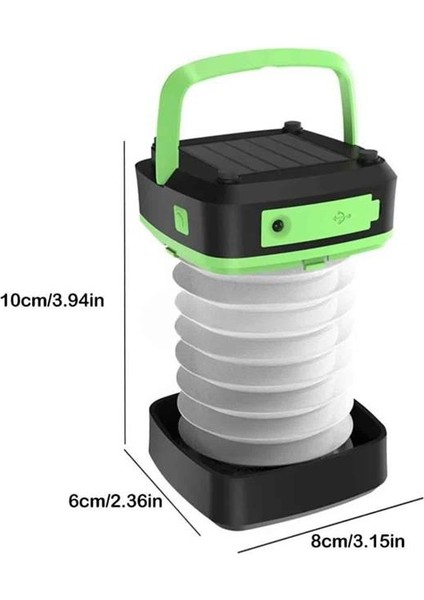Zeroshop Kamp Lambası Katlanabilir Lamba Solar Şarjlı LED Lamba El Fenerli modelleri