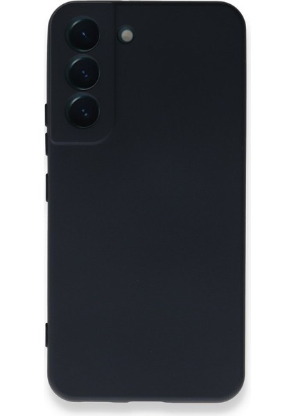 Samsung Galaxy S22 Plus Kılıf Içi Kadife Kaplı Nano Silikon Kapak - Lacivert