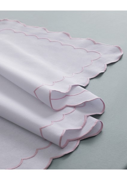 Orel Nakışlı Runner - Beyaz/pudra